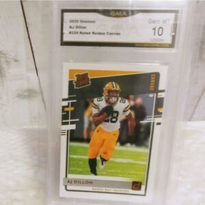 2020 Donruss AJ Dillon NFL GMA 10
